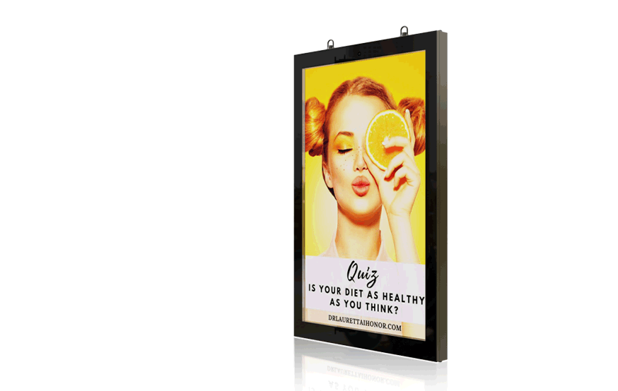 DZ82” Single-Sided 1000x1800mm Aluminum LED Wall Screen