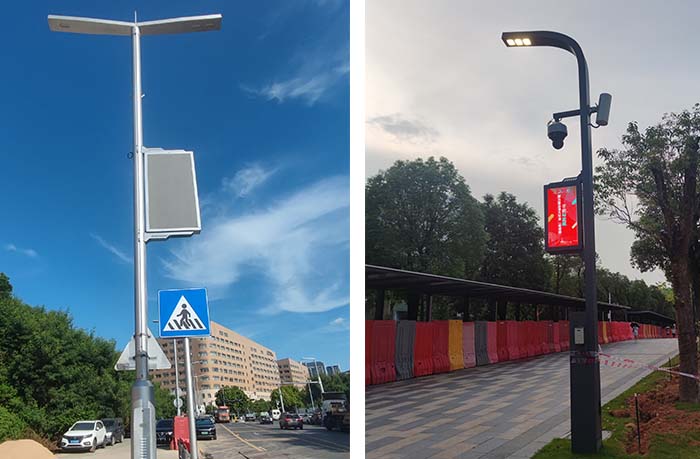 smart street light poles