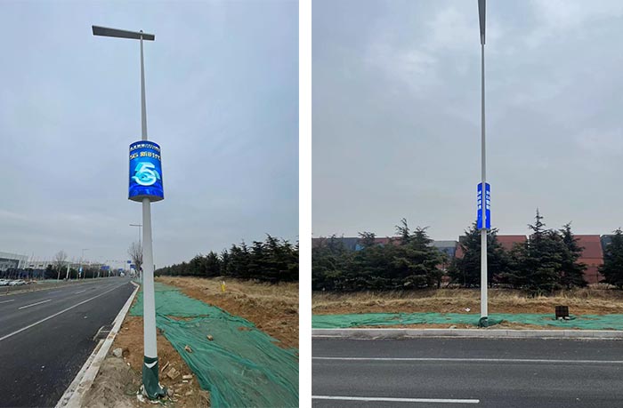 LED Light Pole Screens