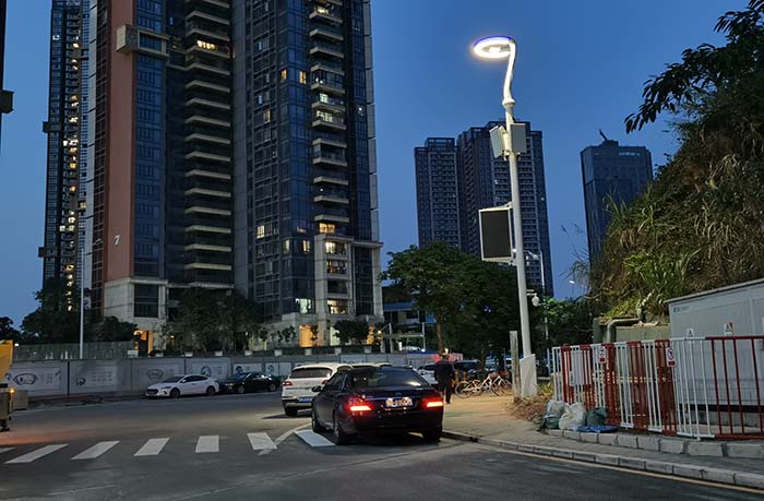 Smart Poles with pole led screen