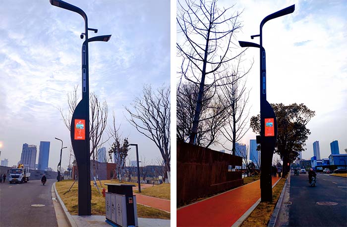 LED Light Pole Screens